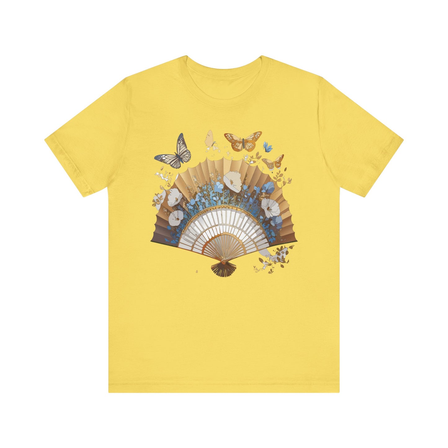 Fan shirt, Shirt with Fan, Tee Shirt with Gold Blower