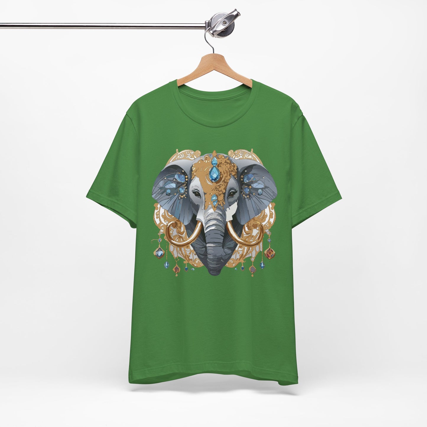 Animal Shirt, Shirt with Animal, Tee Shirt with Gold Animal Medal, Shirt with Antique Animal Medallion