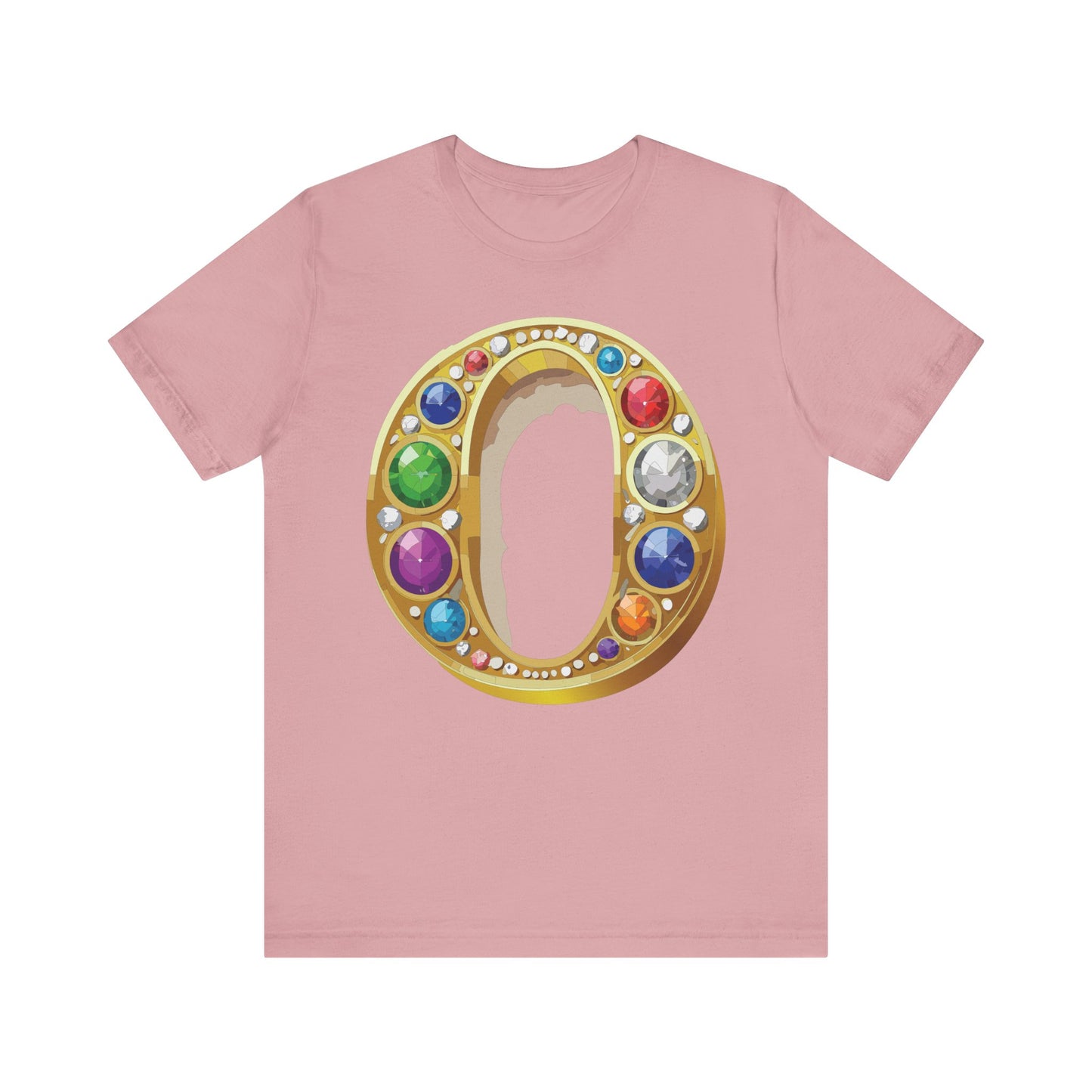 Letter Shirt, Shirt with Letters, Tee Shirt with Gold Letter, Shirt with Antique Letters