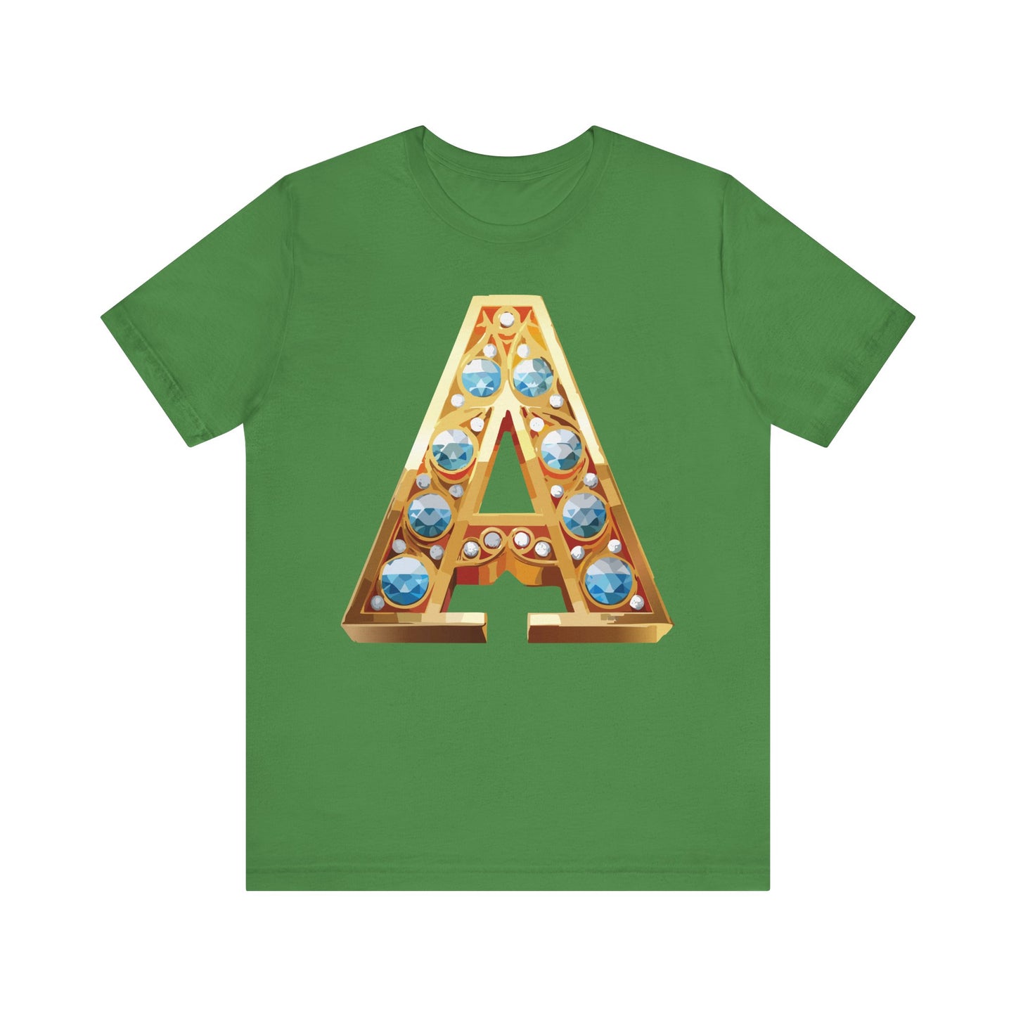 Letter Shirt, Shirt with Letters, Tee Shirt with Gold Letter, Shirt with Antique Letters