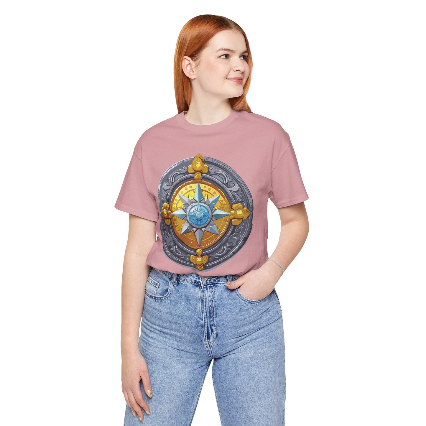 Coin Shirt, Shirt with Coin, Tee Shirt with Gold Coin, Shirt with Antique Coin