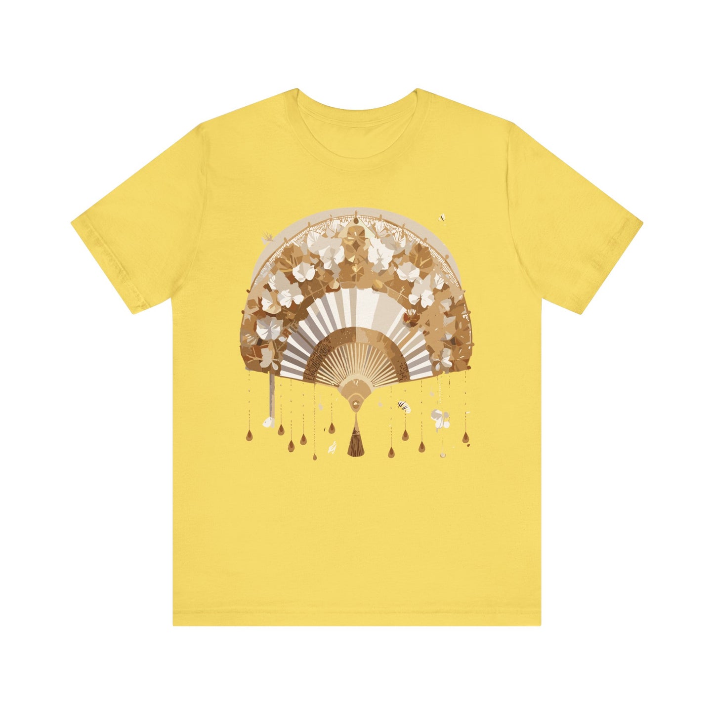 Fan shirt, Shirt with Fan, Tee Shirt with Gold Blower