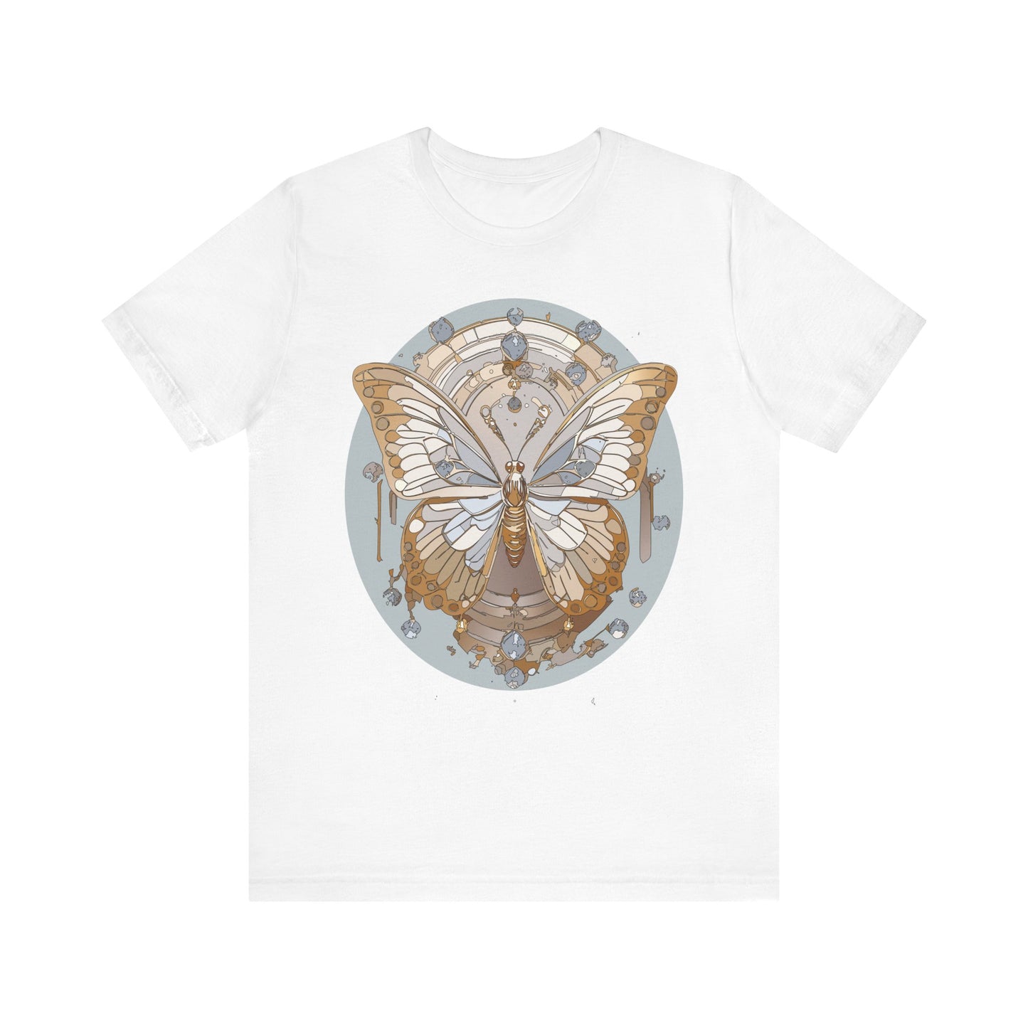 Butterfly Shirt, Shirt with Butterfly, Tee Shirt with Antique Butterfly