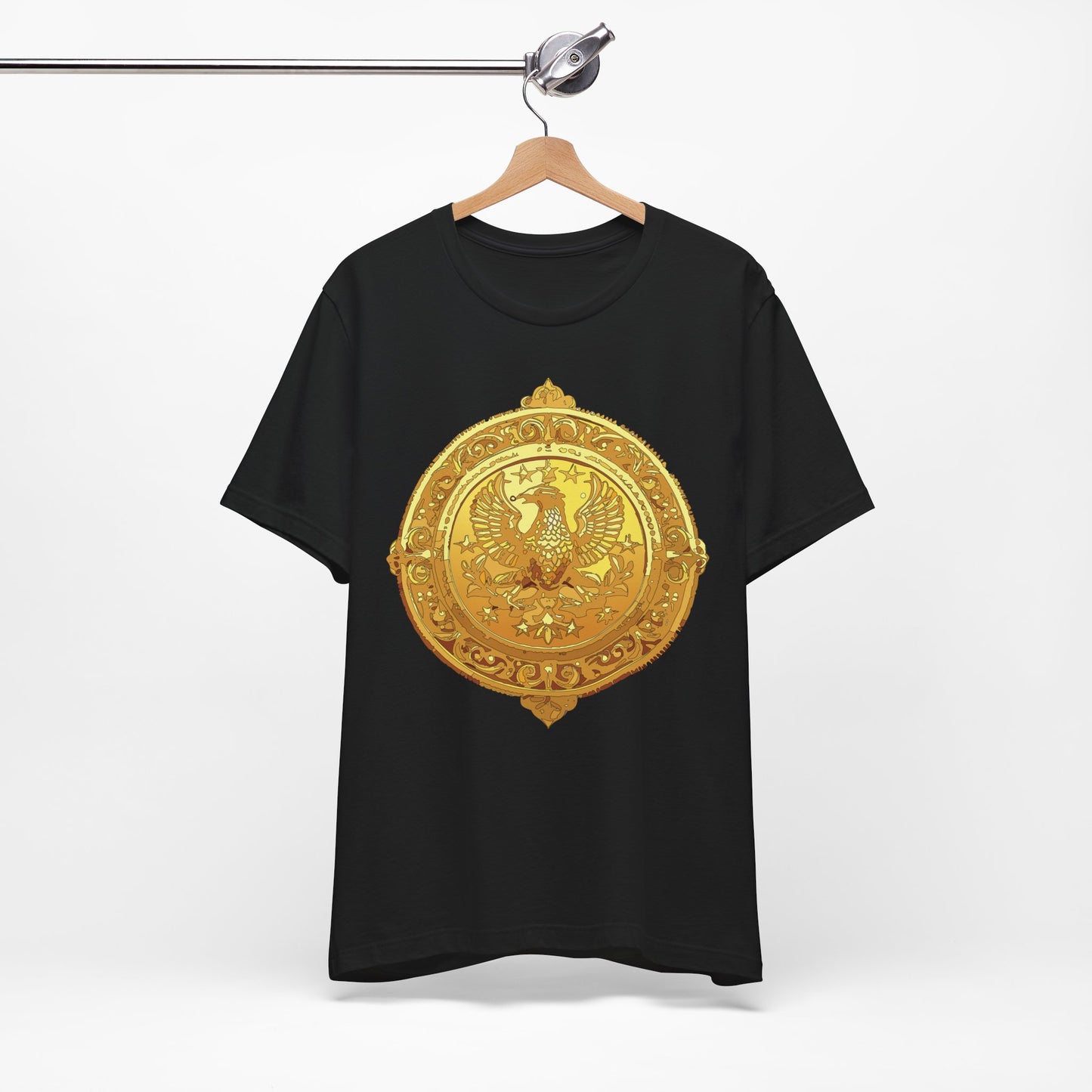 Coin Shirt, Shirt with Coin, Tee Shirt with Gold Coin, Shirt with Antique Coin