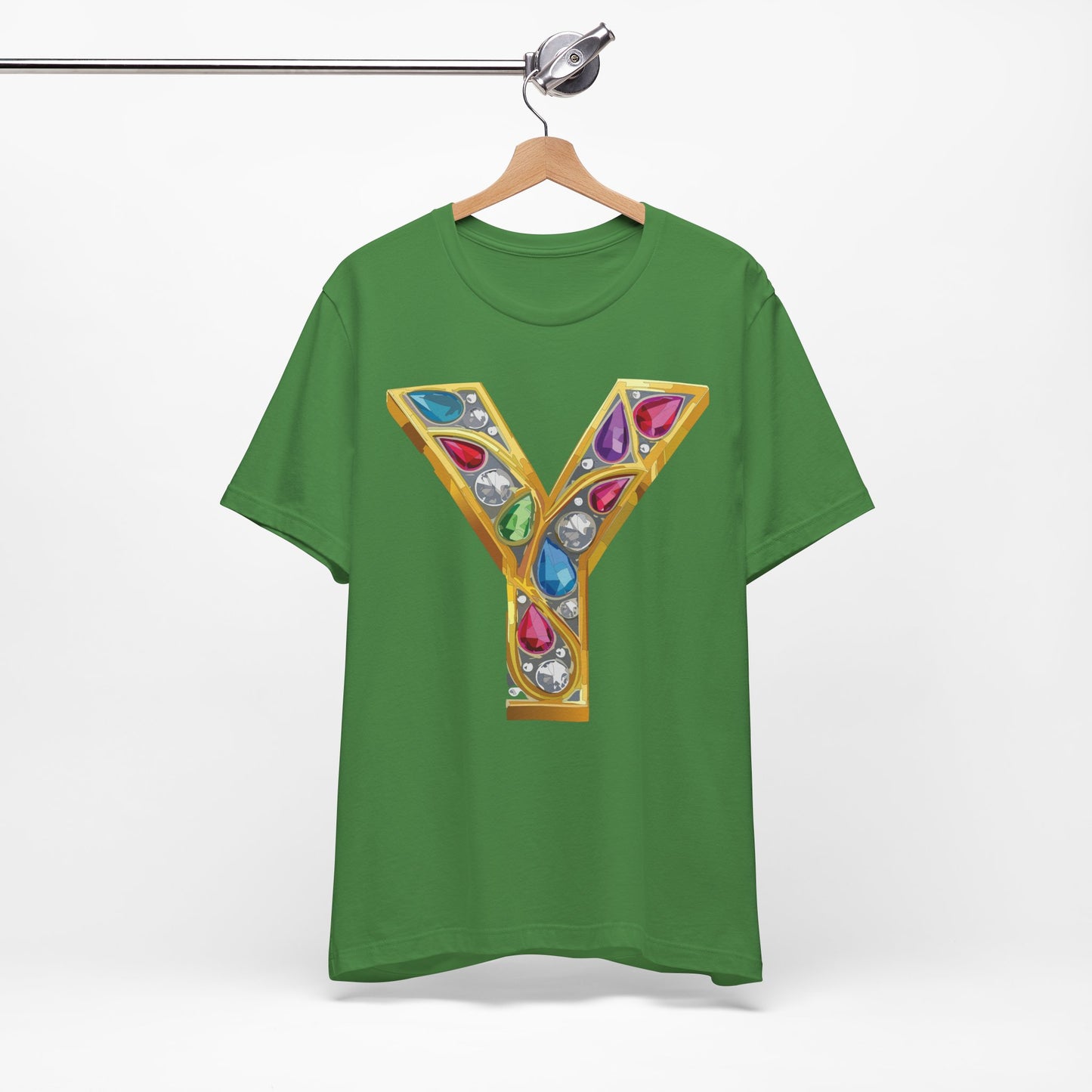 Letter Shirt, Shirt with Letters, Tee Shirt with Gold Letter, Shirt with Antique Letters