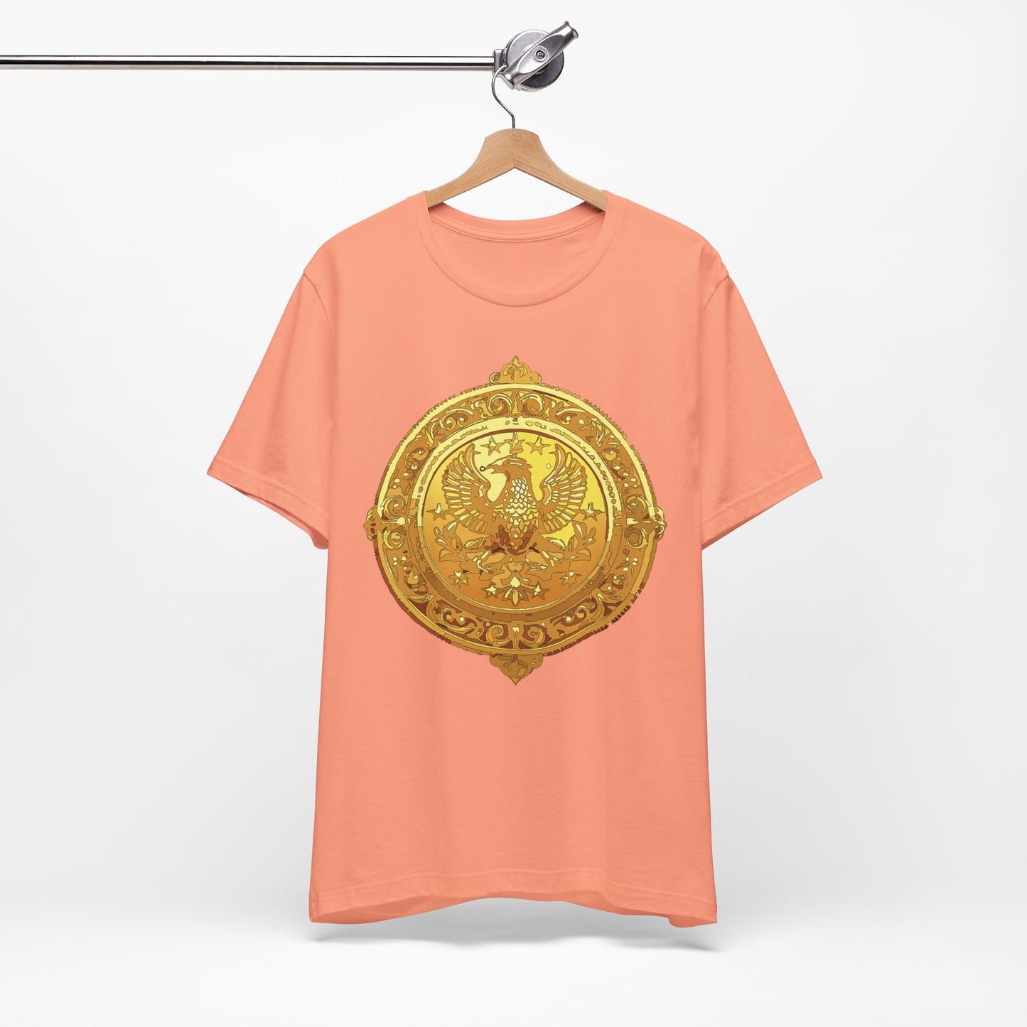 Coin Shirt, Shirt with Coin, Tee Shirt with Gold Coin, Shirt with Antique Coin