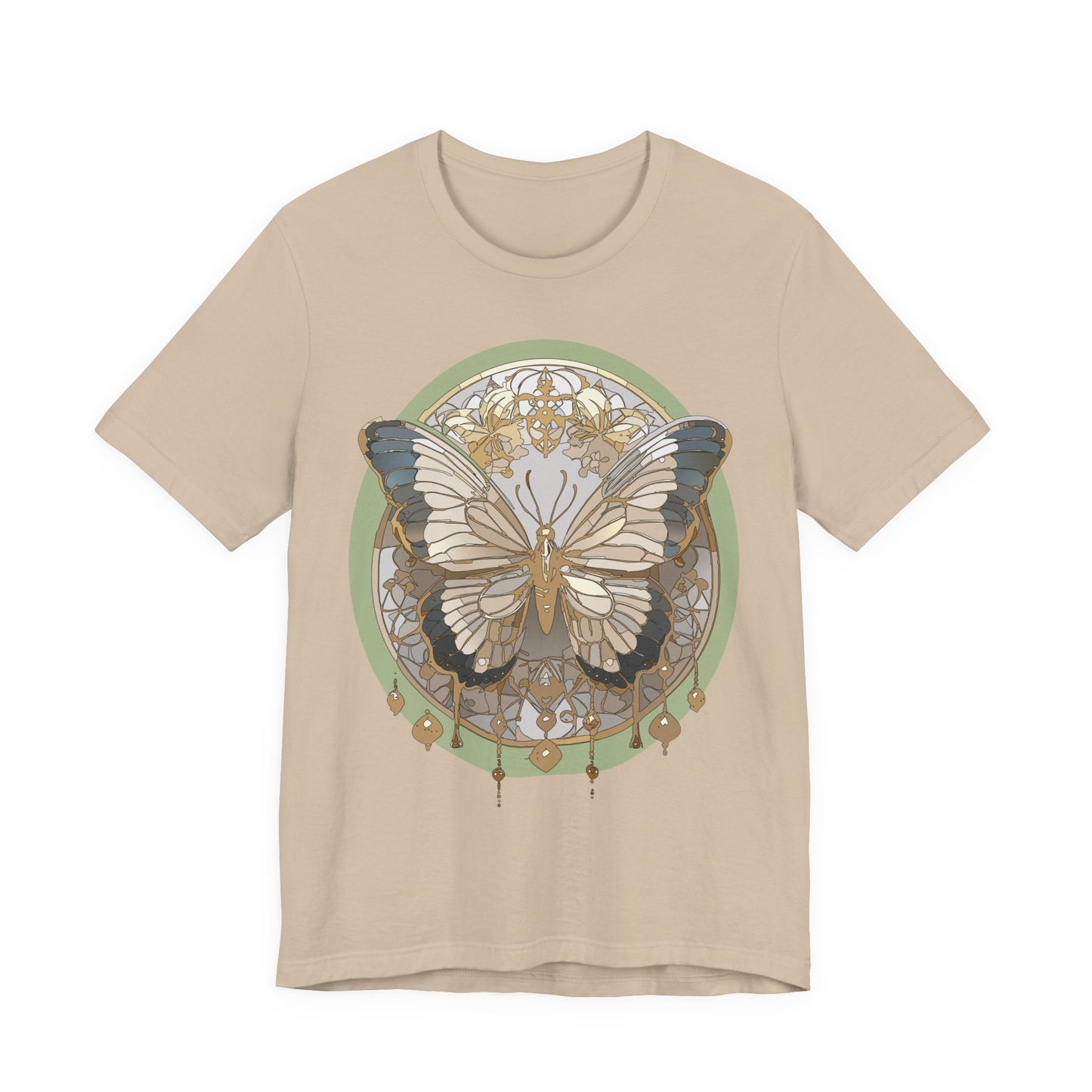 Butterfly Shirt, Shirt with Butterfly, Tee Shirt with Antique Butterfly