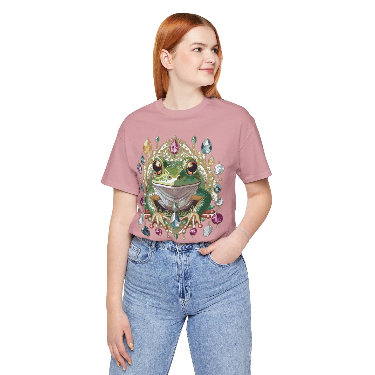 Animal Shirt, Shirt with Animal, Tee Shirt with Gold Animal Medal, Shirt with Antique Animal Medallion