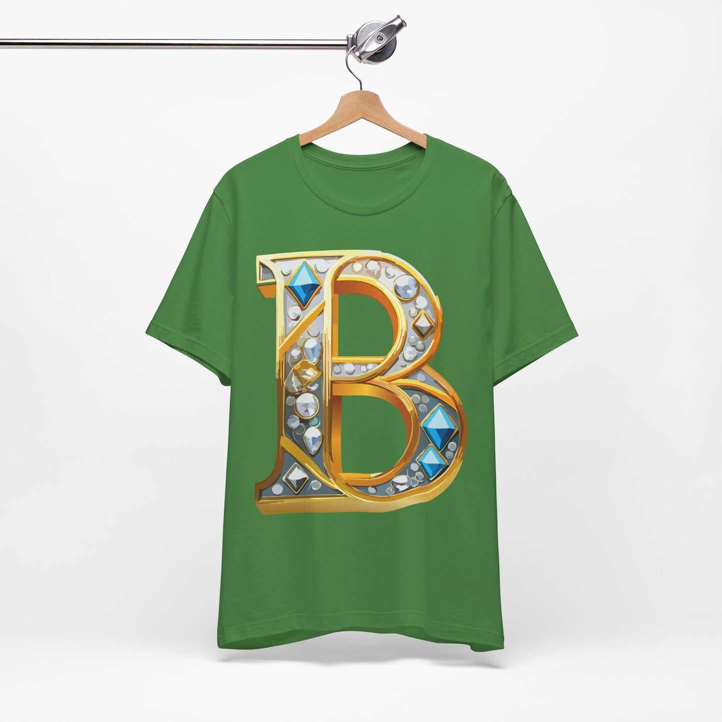 Letter Shirt, Shirt with Letters, Tee Shirt with Gold Letter, Shirt with Antique Letters