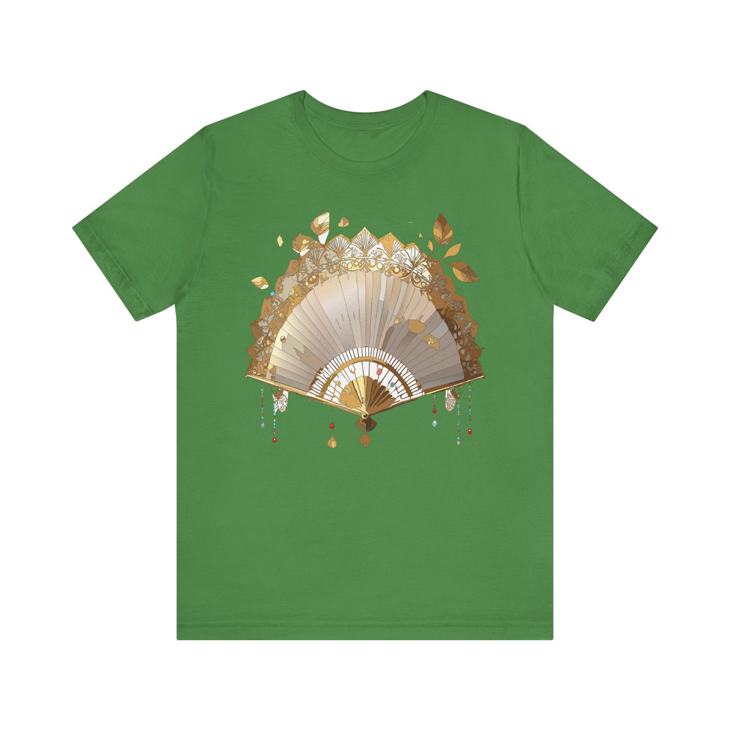 Fan shirt, Shirt with Fan, Tee Shirt with Gold Blower