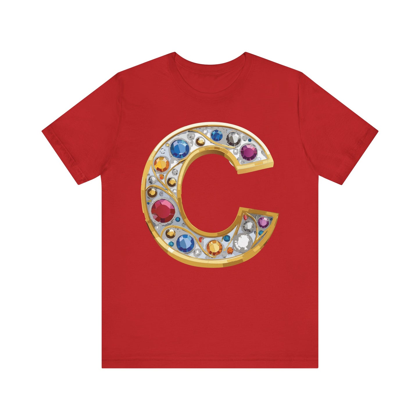 Letter Shirt, Shirt with Letters, Tee Shirt with Gold Letter, Shirt with Antique Letters