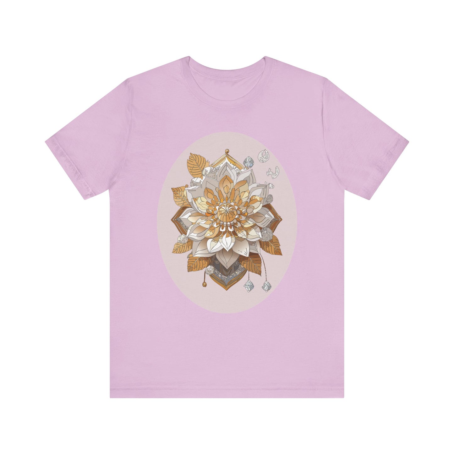 Floral Shirt, Flower Shirt, Tee Shirt with Antique Flower