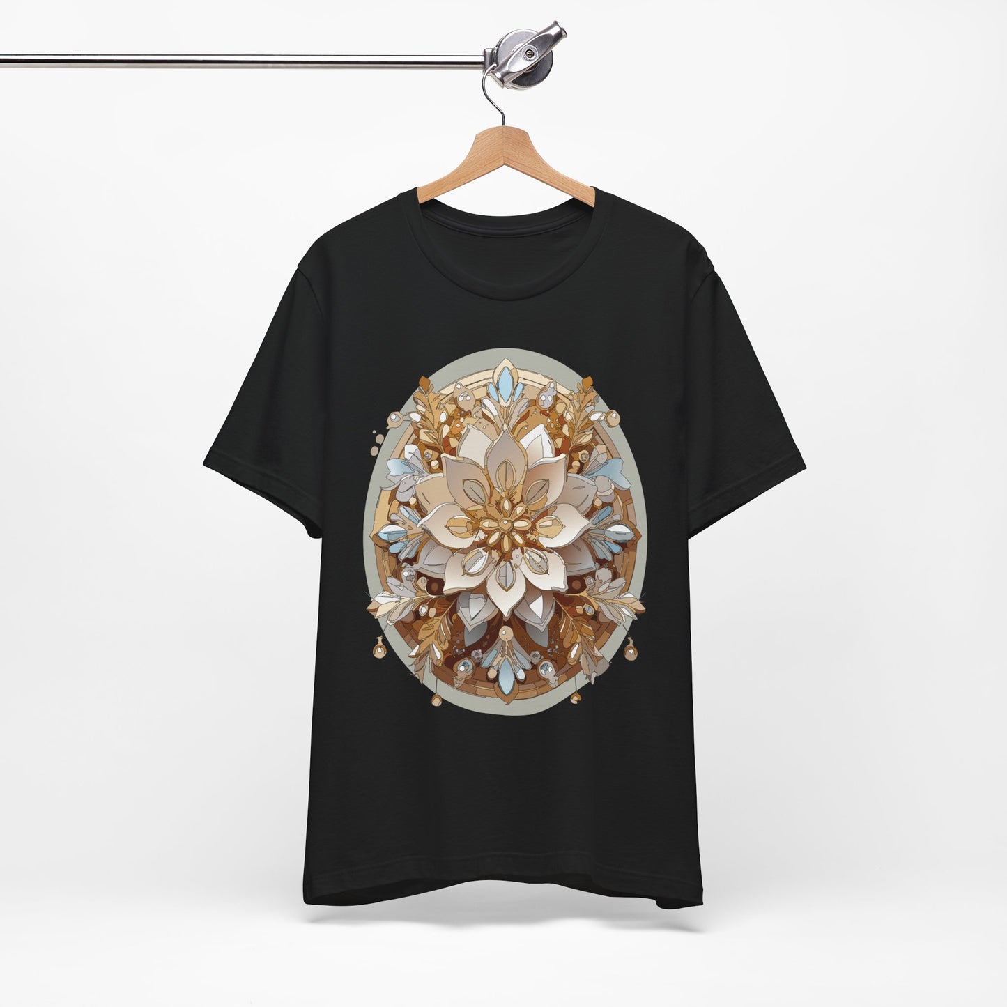 Floral Shirt, Flower Shirt, Tee Shirt with Antique Flower