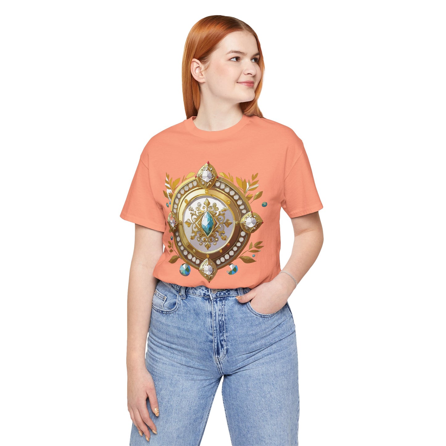 Medallion Shirt, Shirt with Medallion, Tee Shirt with Medal
