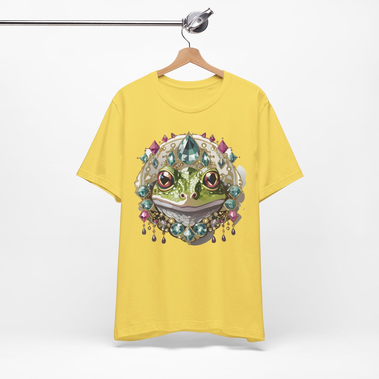 Animal Shirt, Shirt with Animal, Tee Shirt with Gold Animal Medal, Shirt with Antique Animal Medallion