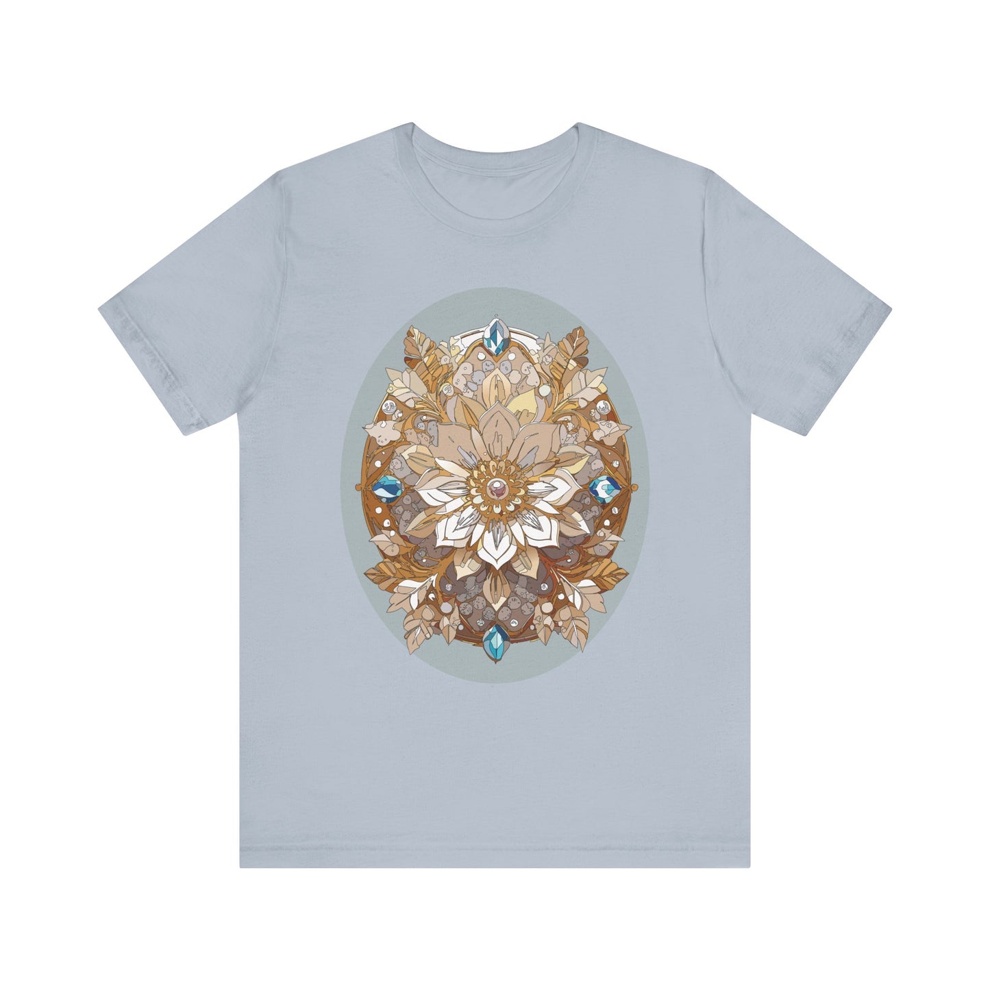 Floral Shirt, Flower Shirt, Tee Shirt with Antique Flower