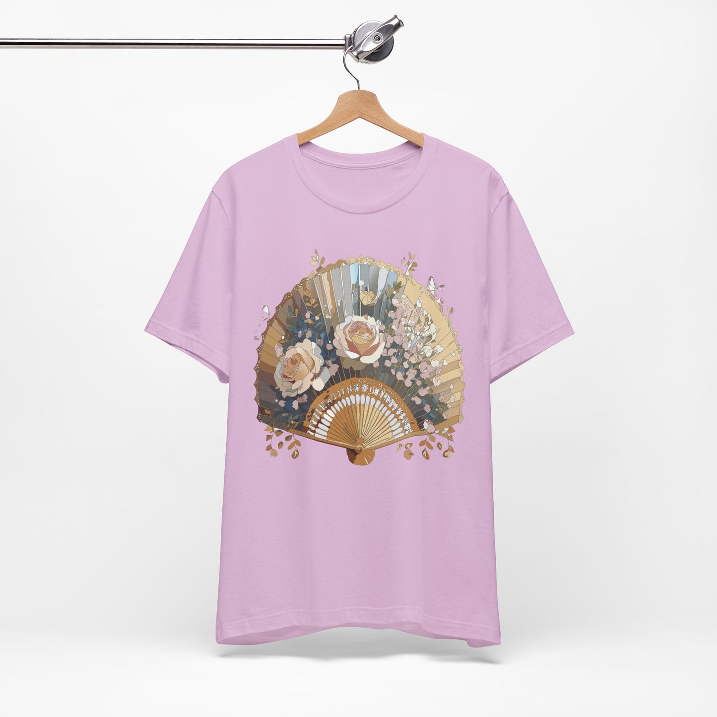 Fan shirt, Shirt with Fan, Tee Shirt with Gold Blower