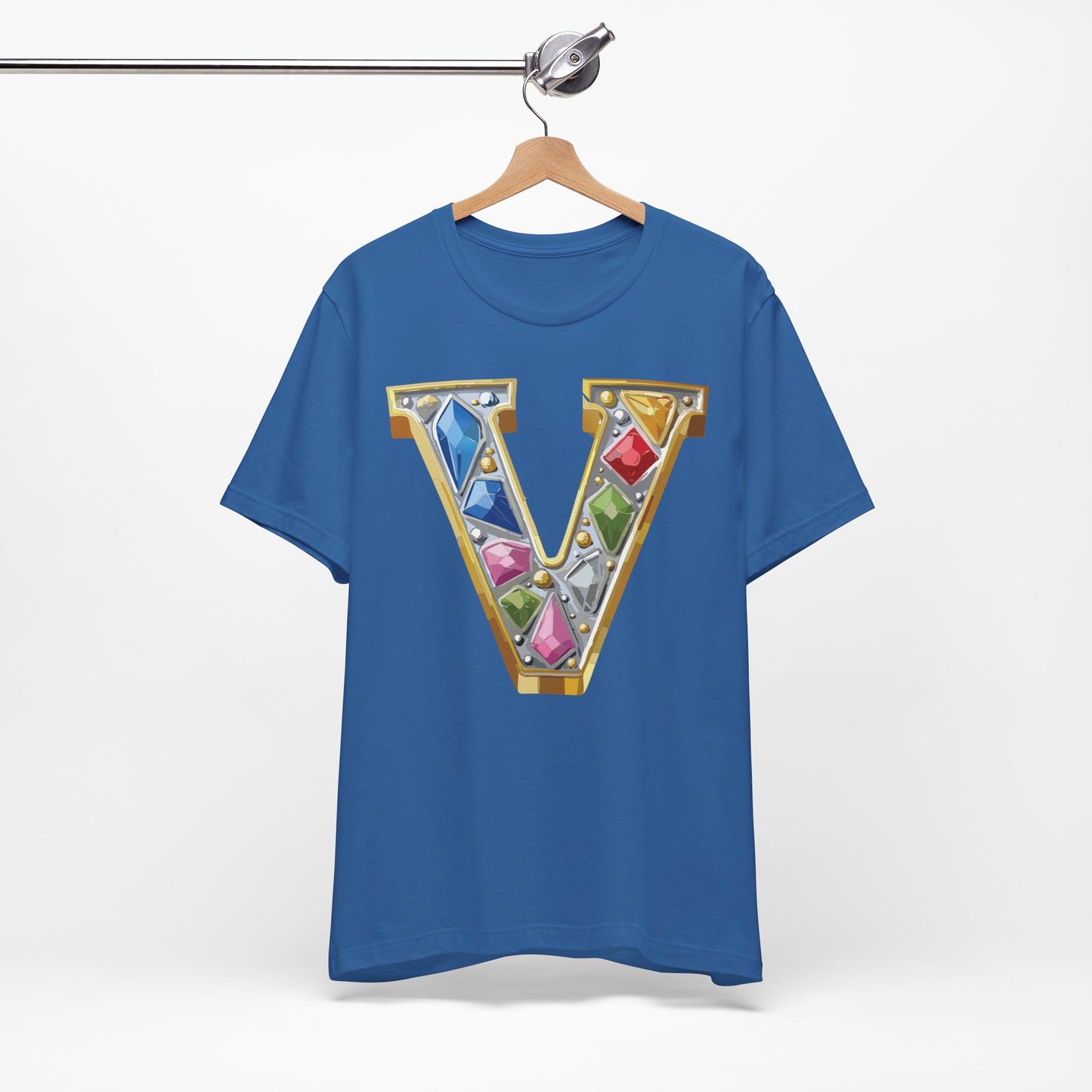 Letter Shirt, Shirt with Letters, Tee Shirt with Gold Letter, Shirt with Antique Letters