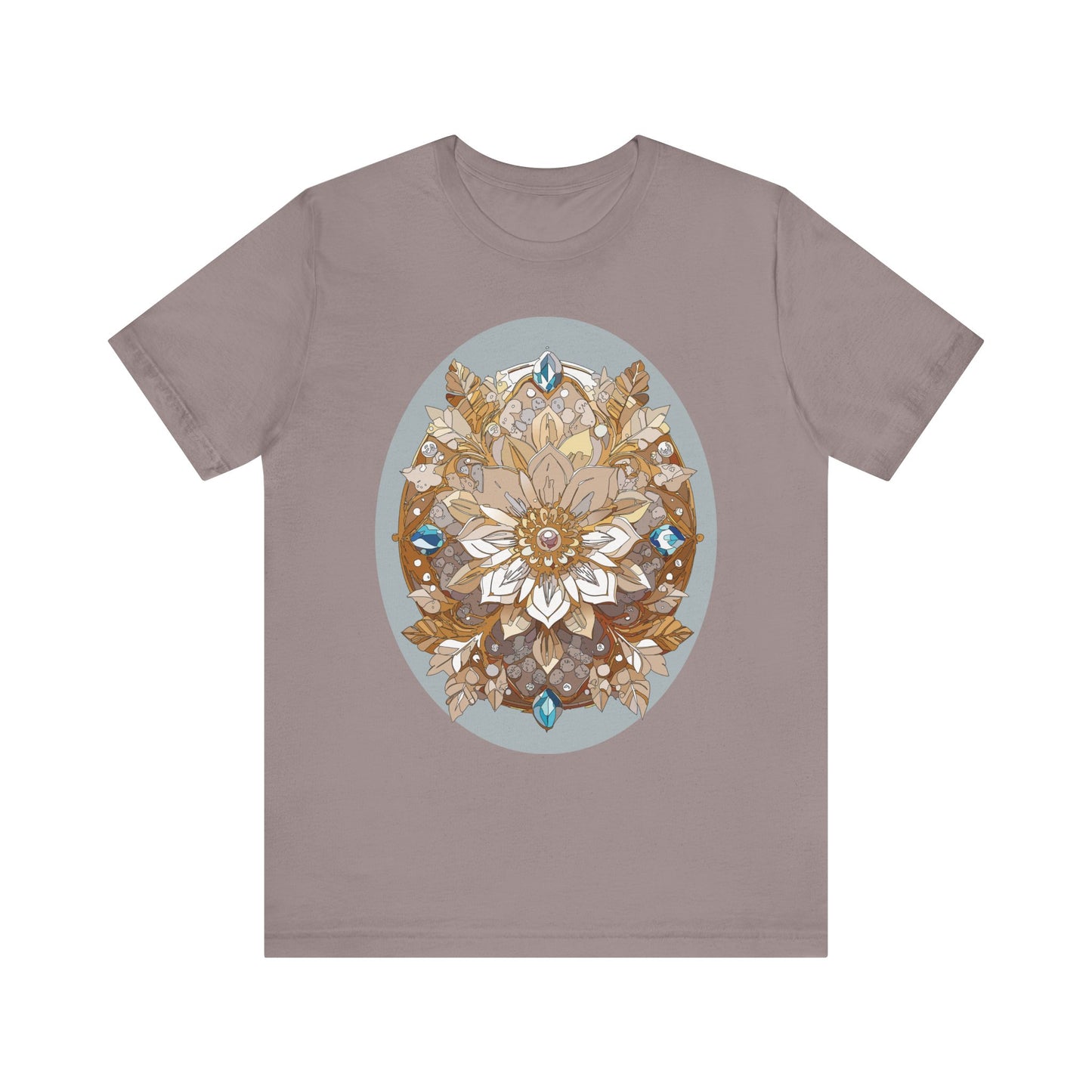 Floral Shirt, Flower Shirt, Tee Shirt with Antique Flower
