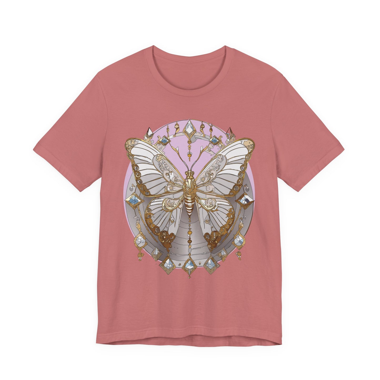 Butterfly Shirt, Shirt with Butterfly, Tee Shirt with Antique Butterfly