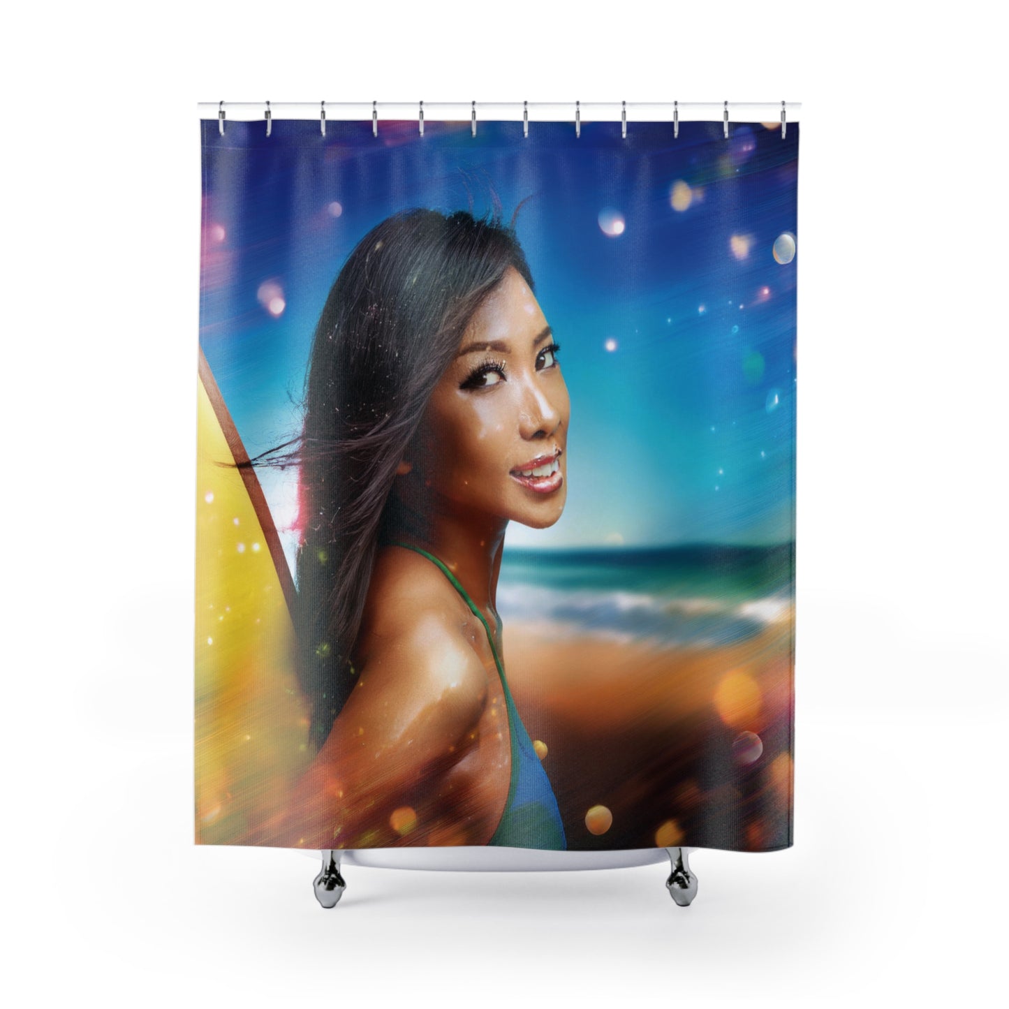 Woman Shower Curtain