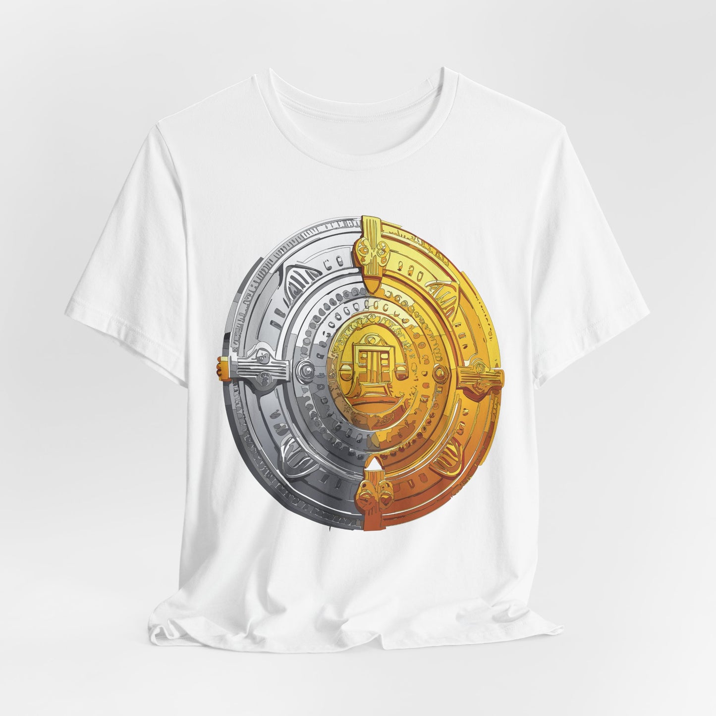 Coin Shirt, Shirt with Coin, Tee Shirt with Gold Coin, Shirt with Antique Coin