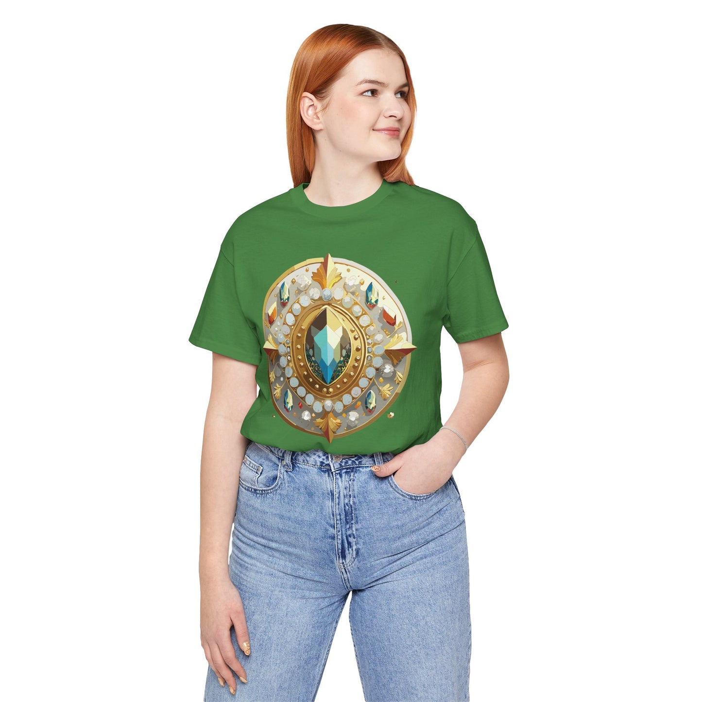 Medallion Shirt, Shirt with Medallion, Tee Shirt with Medal