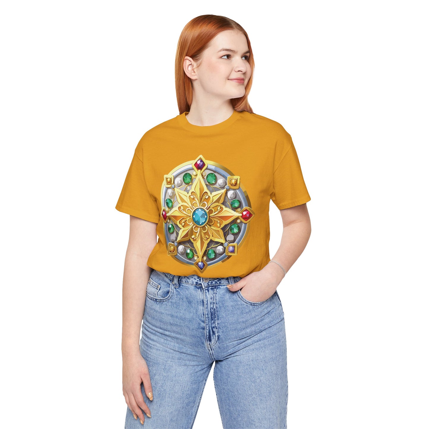 Medallion Shirt, Shirt with Medallion, Tee Shirt with Medal