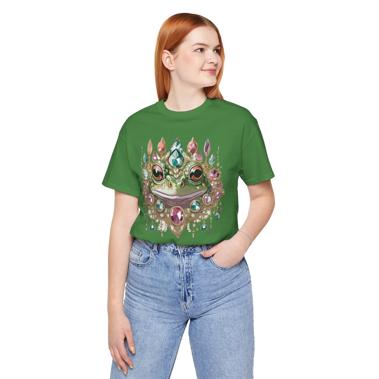Animal Shirt, Shirt with Animal, Tee Shirt with Gold Animal Medal, Shirt with Antique Animal Medallion