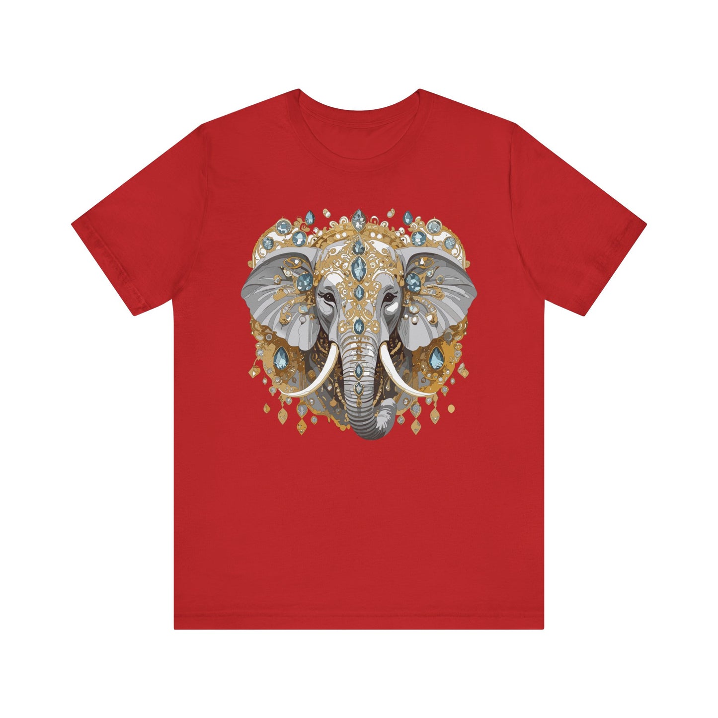 Animal Shirt, Shirt with Animal, Tee Shirt with Gold Animal Medal, Shirt with Antique Animal Medallion