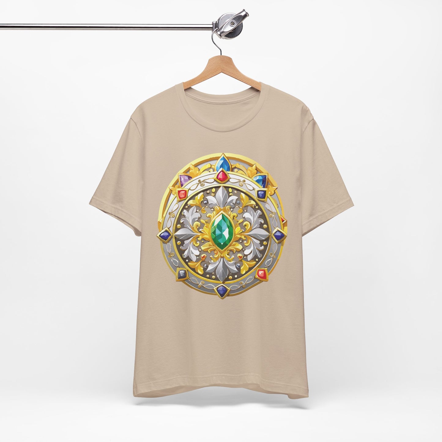 Medallion Shirt, Shirt with Medallion, Tee Shirt with Medal