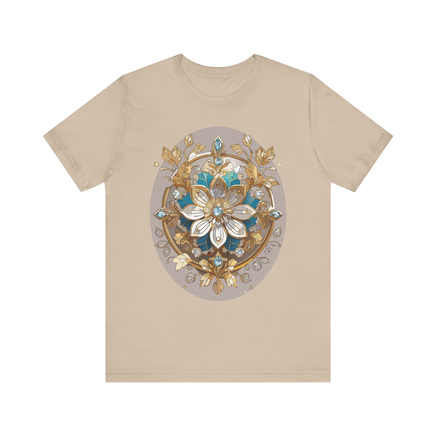 Floral Shirt, Flower Shirt, Tee Shirt with Antique Flower