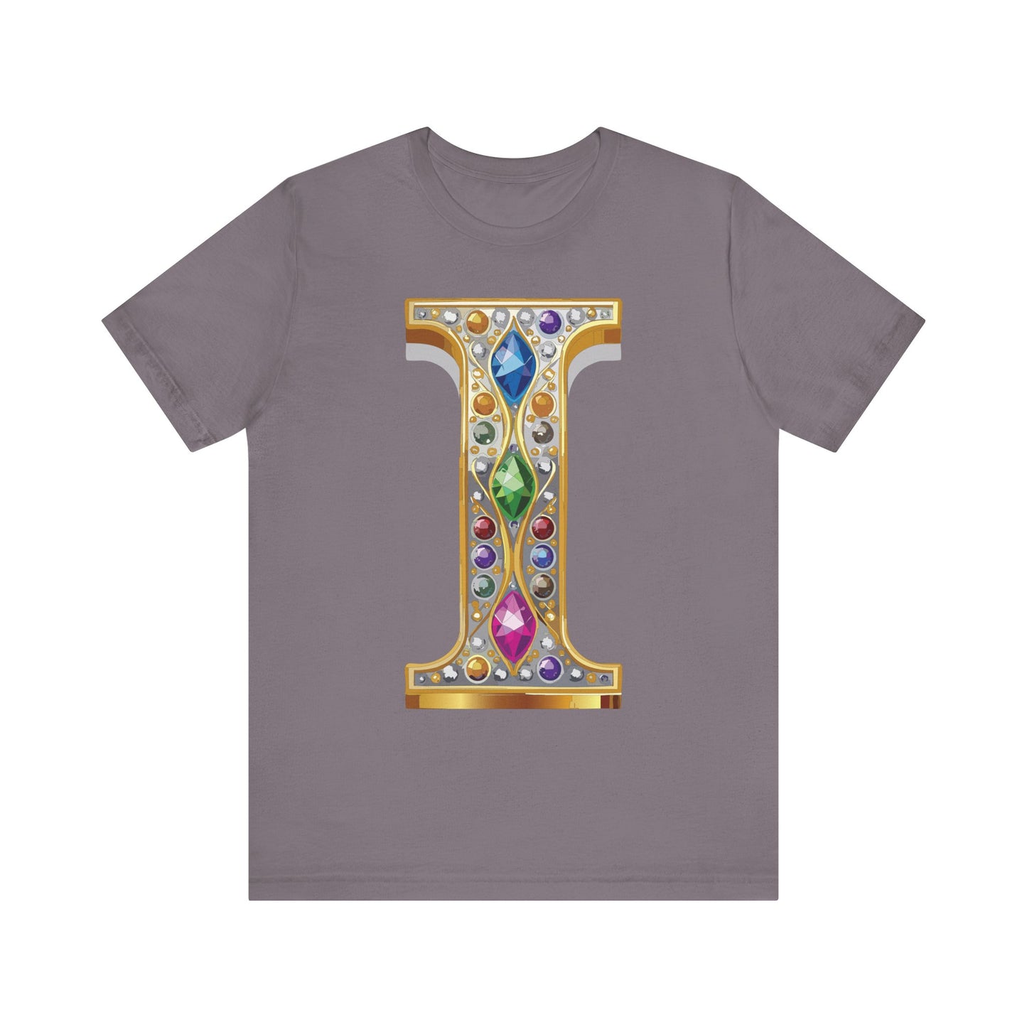 Letter Shirt, Shirt with Letters, Tee Shirt with Gold Letter, Shirt with Antique Letters