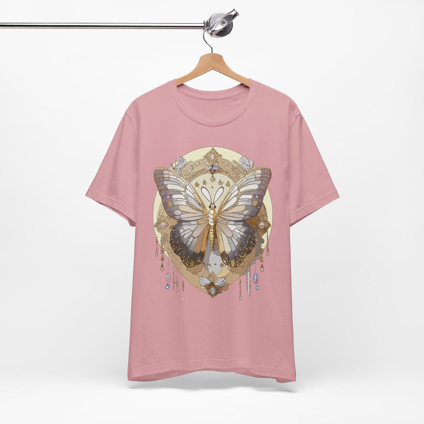Butterfly Shirt, Shirt with Butterfly, Tee Shirt with Antique Butterfly