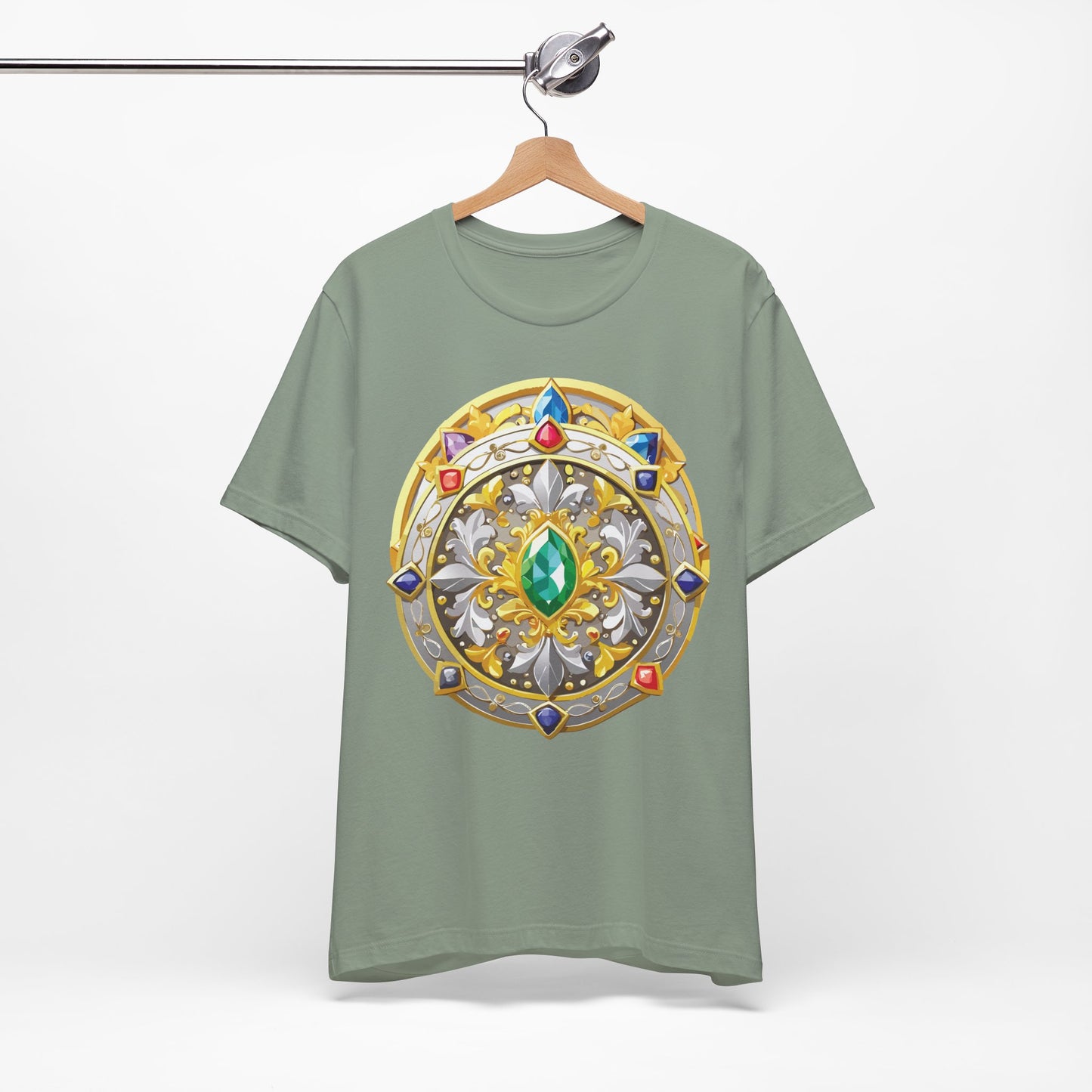 Medallion Shirt, Shirt with Medallion, Tee Shirt with Medal
