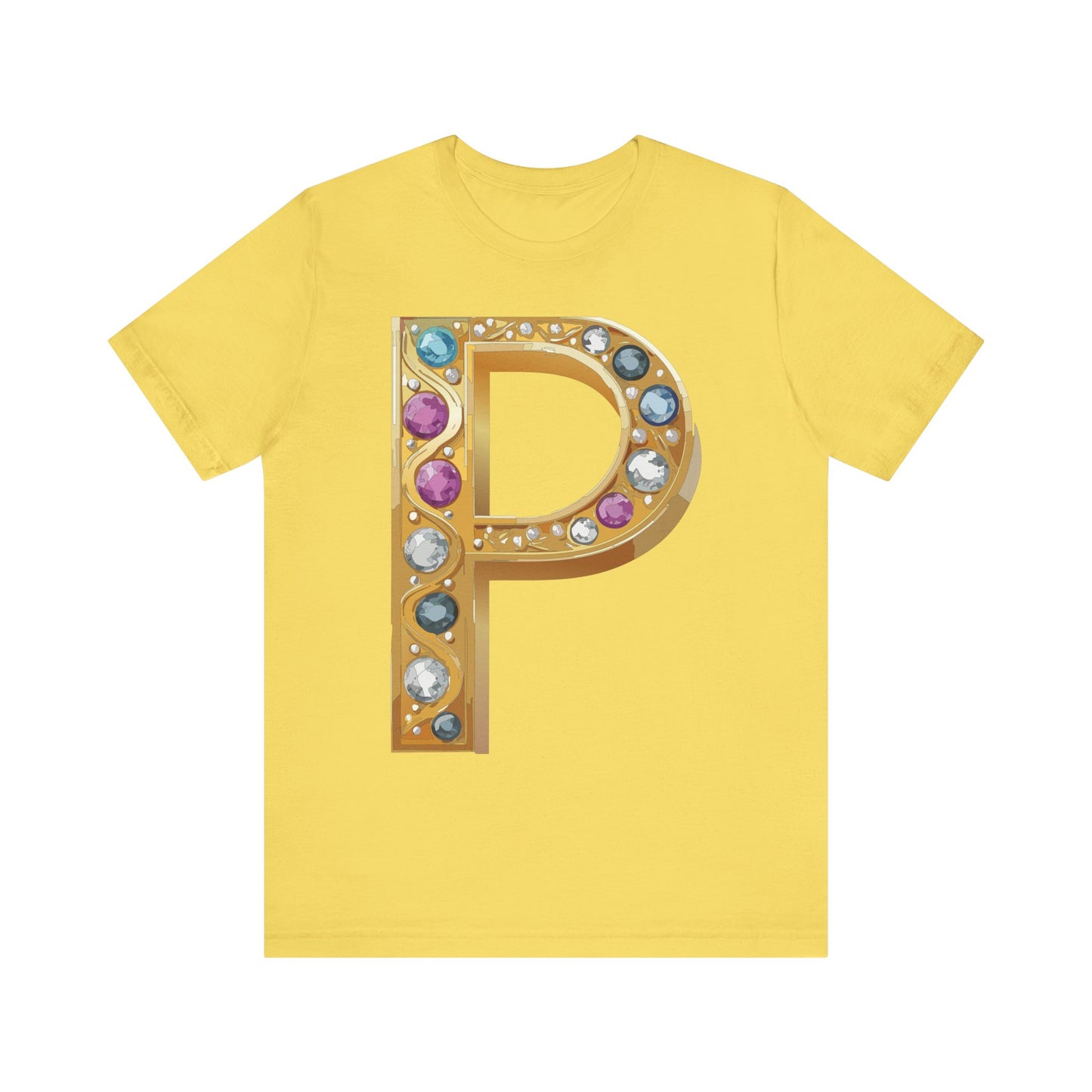 Letter Shirt, Shirt with Letters, Tee Shirt with Gold Letter, Shirt with Antique Letters