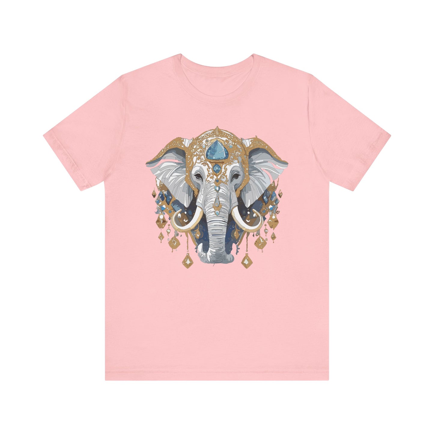 Animal Shirt, Shirt with Animal, Tee Shirt with Gold Animal Medal, Shirt with Antique Animal Medallion