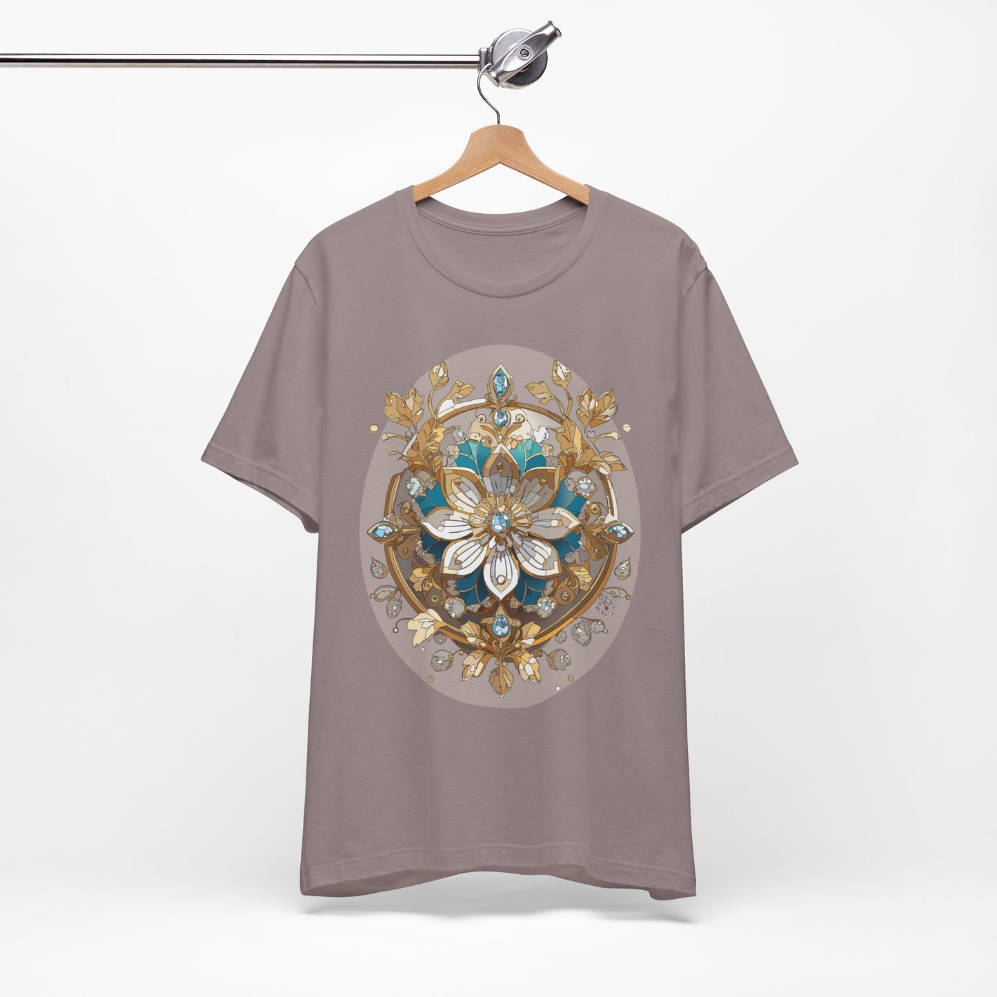 Floral Shirt, Flower Shirt, Tee Shirt with Antique Flower