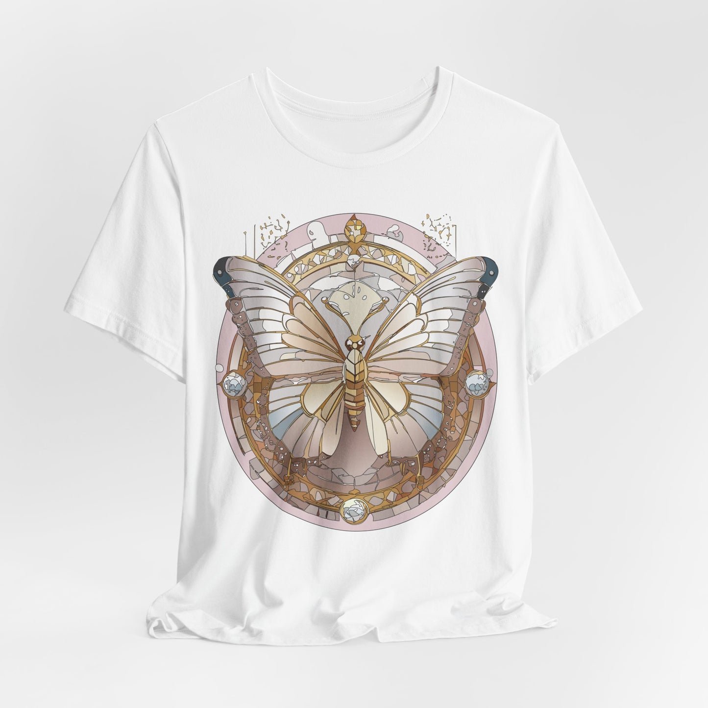 Butterfly Shirt, Shirt with Butterfly, Tee Shirt with Antique Butterfly