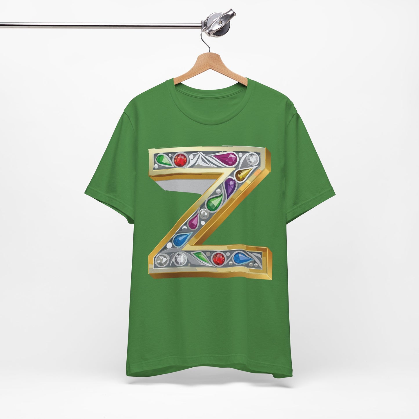 Letter Shirt, Shirt with Letters, Tee Shirt with Gold Letter, Shirt with Antique Letters