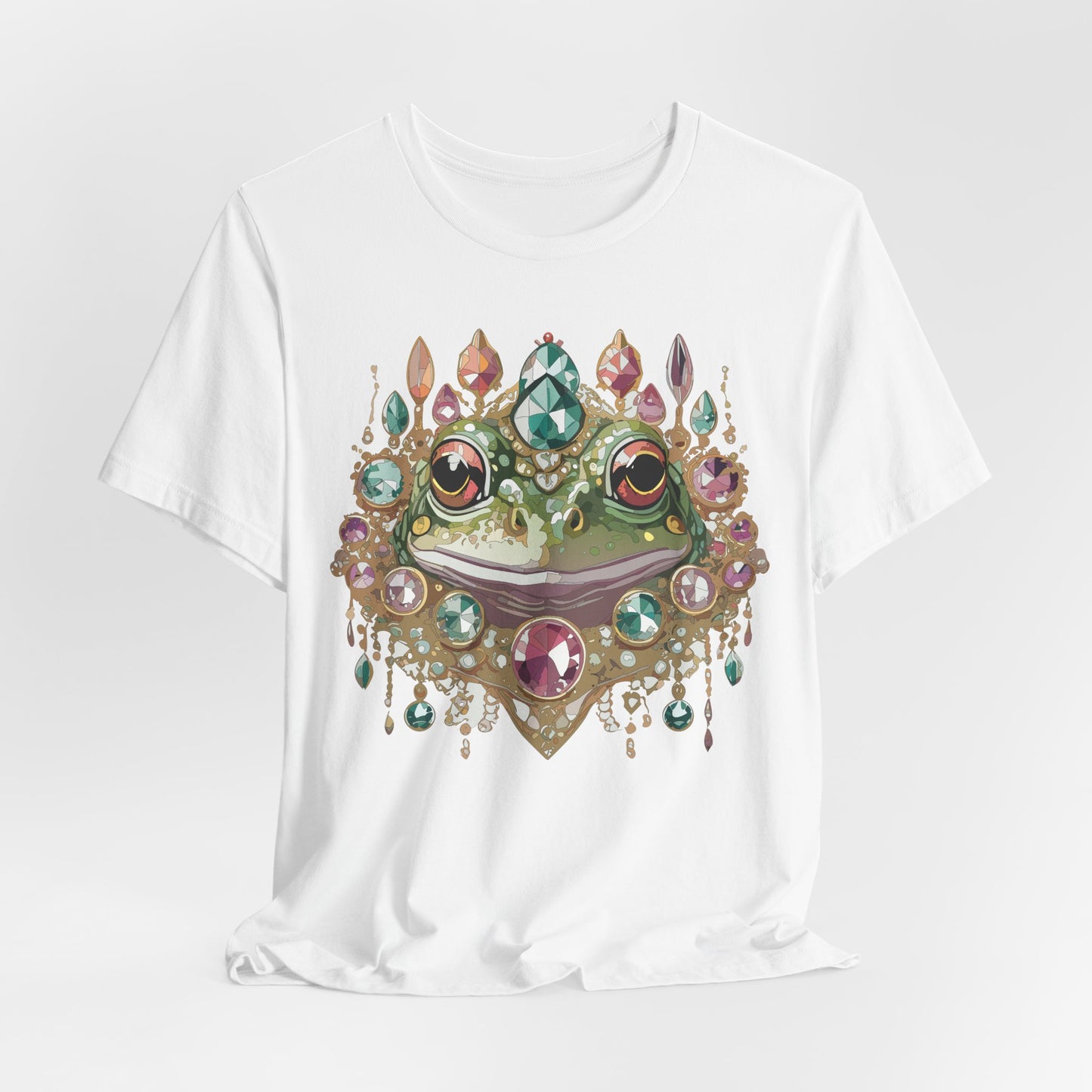 Animal Shirt, Shirt with Animal, Tee Shirt with Gold Animal Medal, Shirt with Antique Animal Medallion