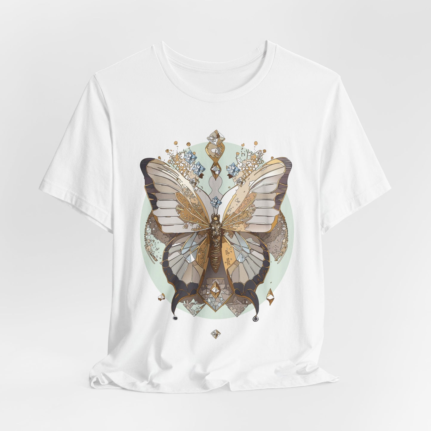 Butterfly Shirt, Shirt with Butterfly, Tee Shirt with Antique Butterfly