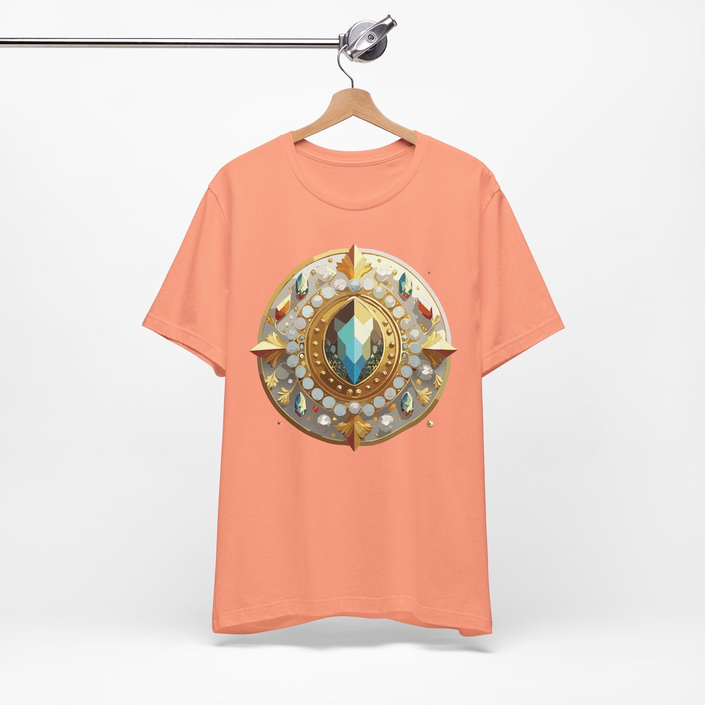 Medallion Shirt, Shirt with Medallion, Tee Shirt with Medal