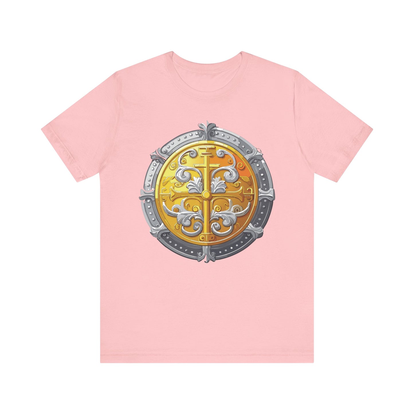 Coin Shirt, Shirt with Coin, Tee Shirt with Gold Coin, Shirt with Antique Coin