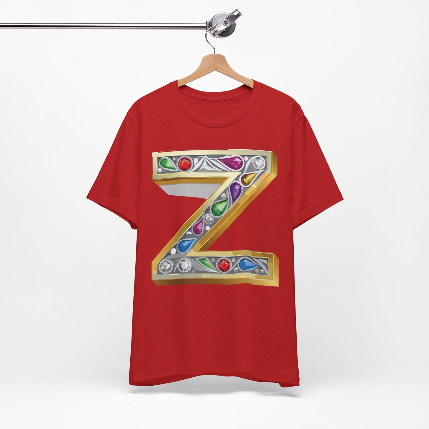 Letter Shirt, Shirt with Letters, Tee Shirt with Gold Letter, Shirt with Antique Letters