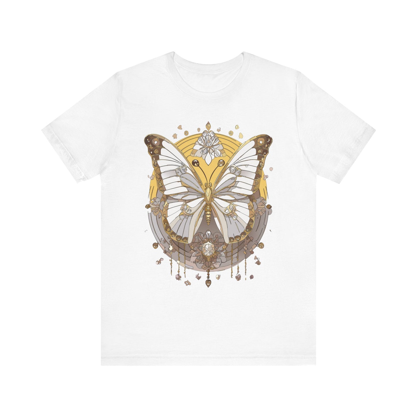 Butterfly Shirt, Shirt with Butterfly, Tee Shirt with Antique Butterfly