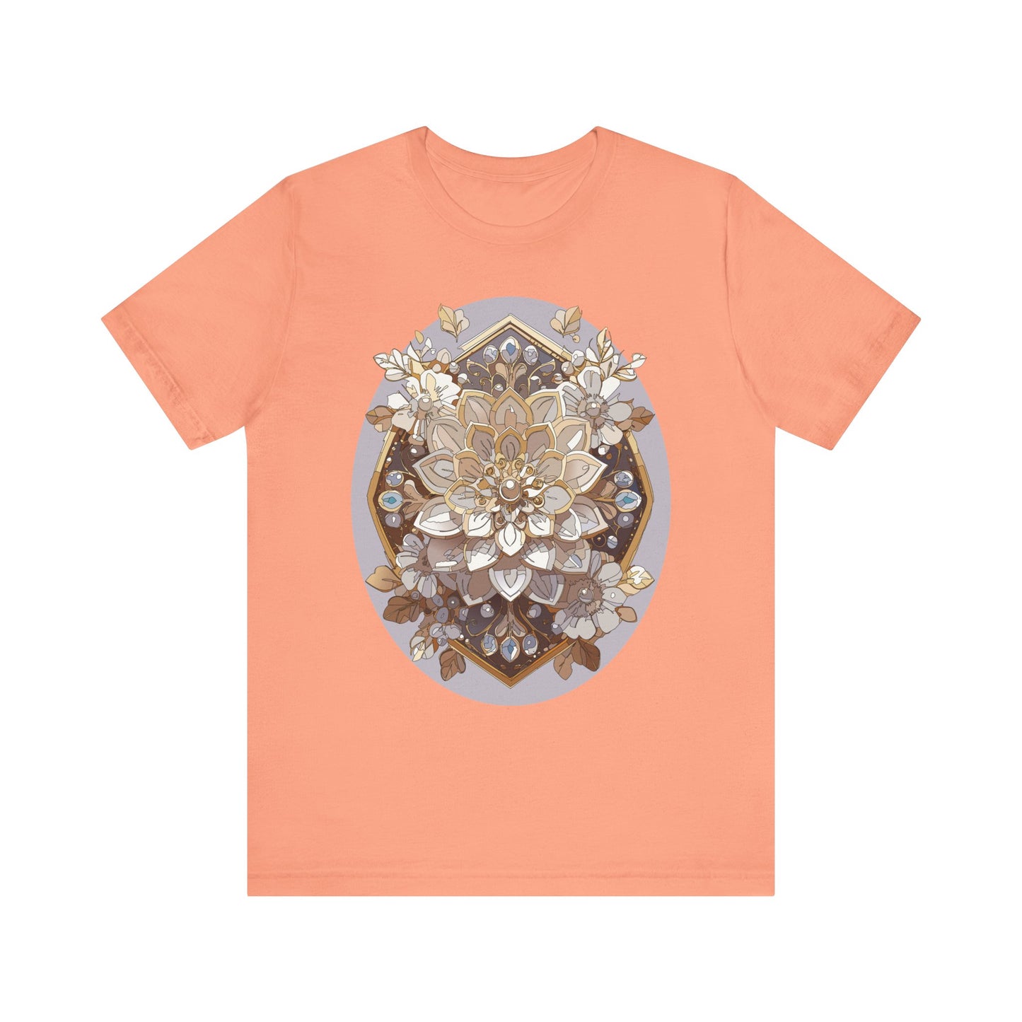 Floral Shirt, Flower Shirt, Tee Shirt with Antique Flower