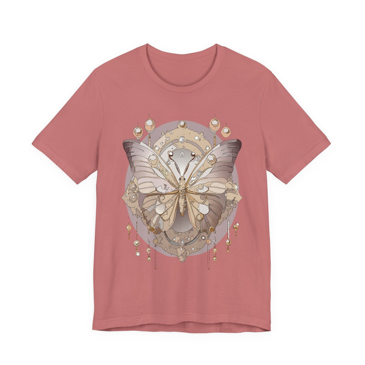 Butterfly Shirt, Shirt with Butterfly, Tee Shirt with Antique Butterfly