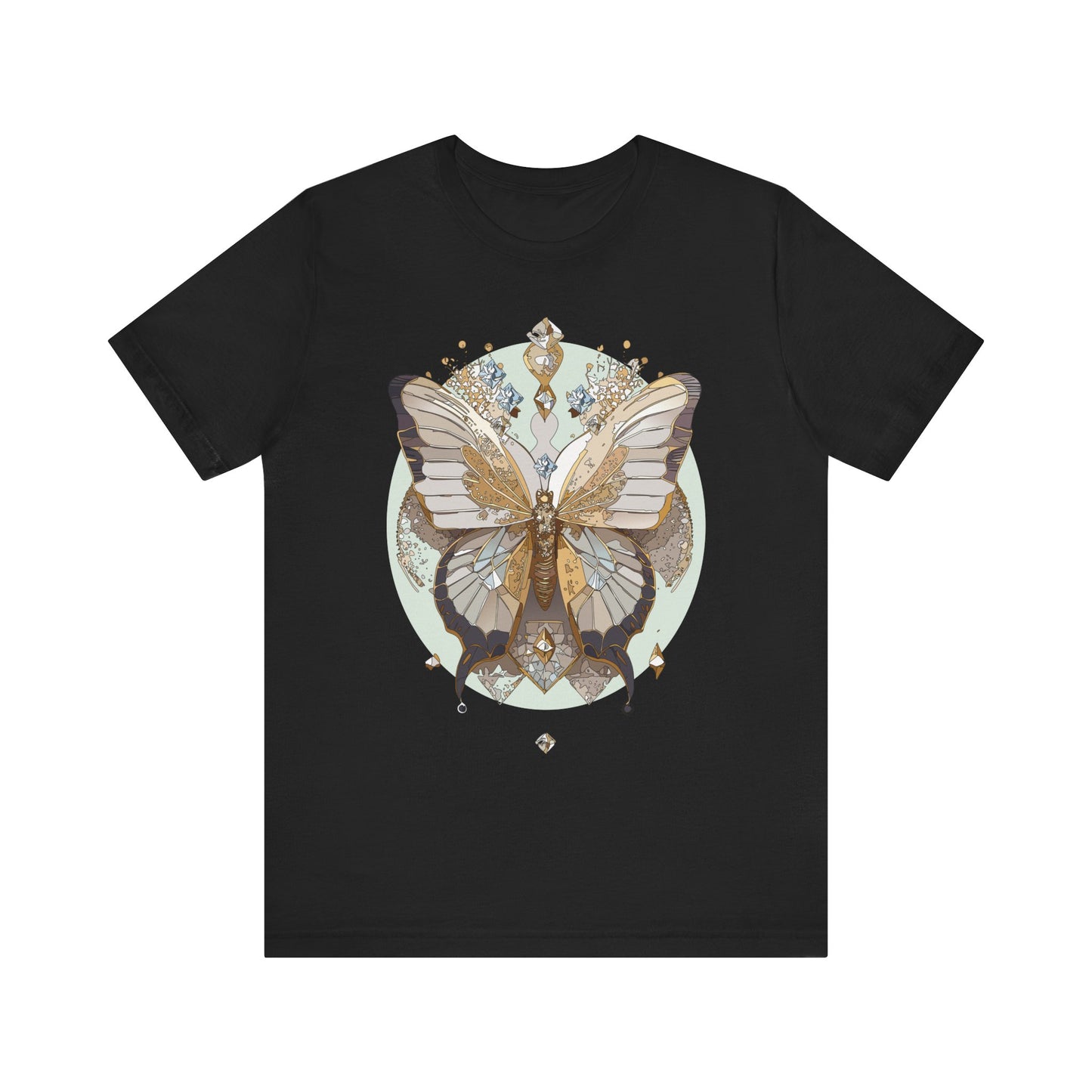 Butterfly Shirt, Shirt with Butterfly, Tee Shirt with Antique Butterfly