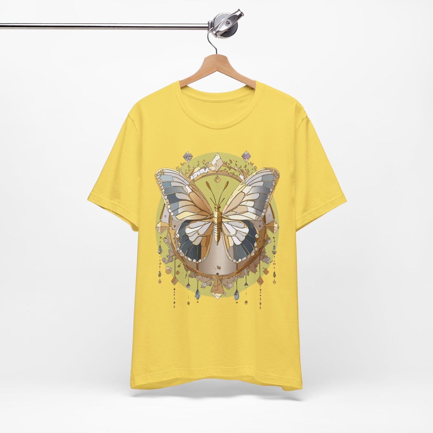 Butterfly Shirt, Shirt with Butterfly, Tee Shirt with Antique Butterfly